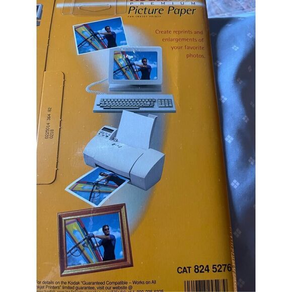 Kodak Premium Picture Paper 15 SheetsHeavy Weight High Gloss 8 1/2 X 11 8mil - Picture 11 of 11